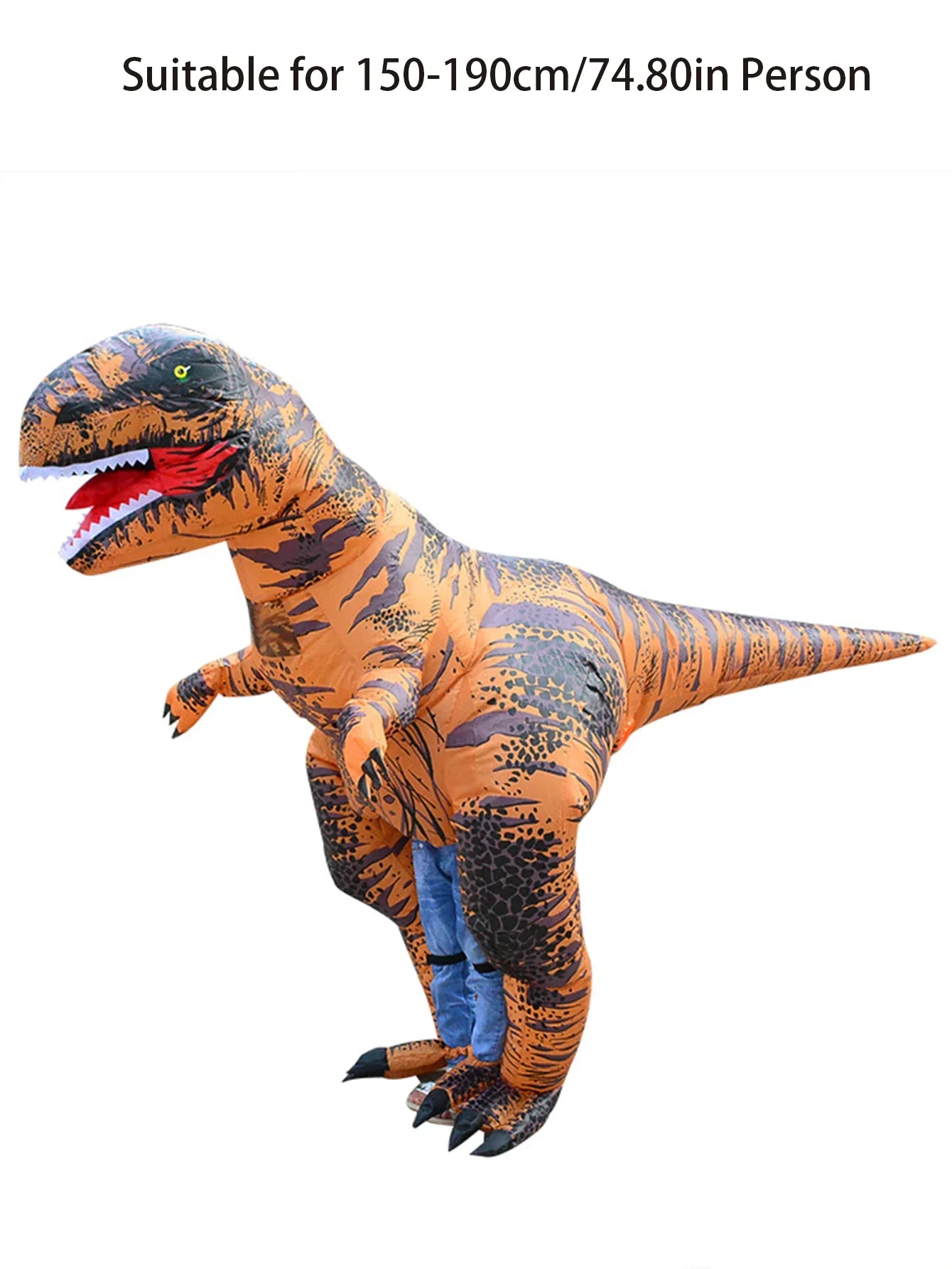 Halloween Dinosaur Inflatable Costume Party Fun Role Play Dinosaur Inflatable Mascot Costume