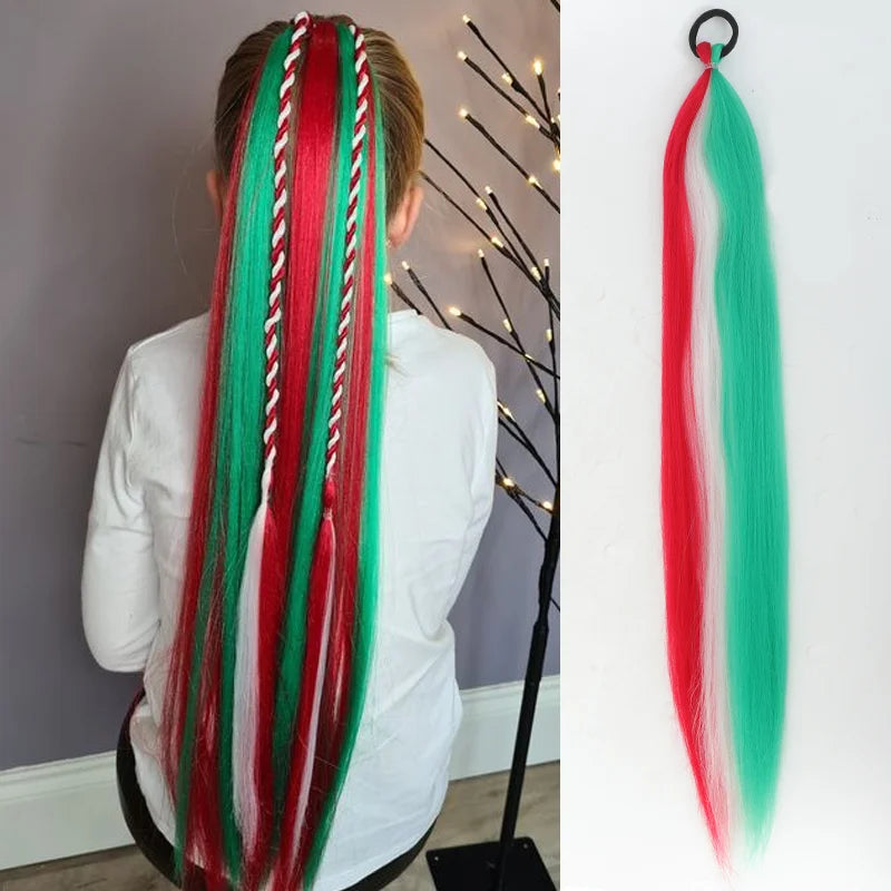 LUPU 26 Inch Ombre Ponytail Extension