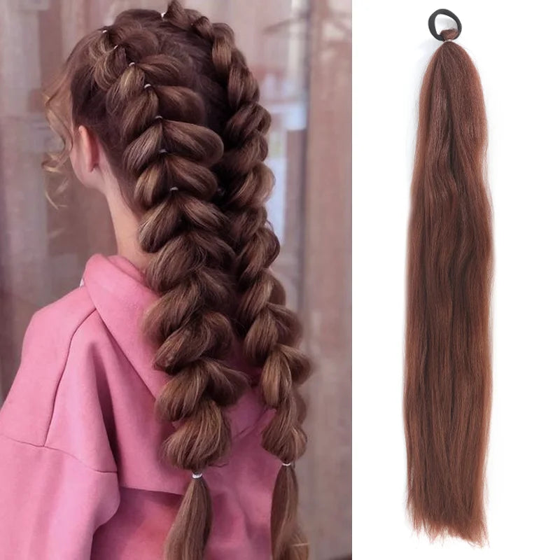 LUPU 26 Inch Ombre Ponytail Extension