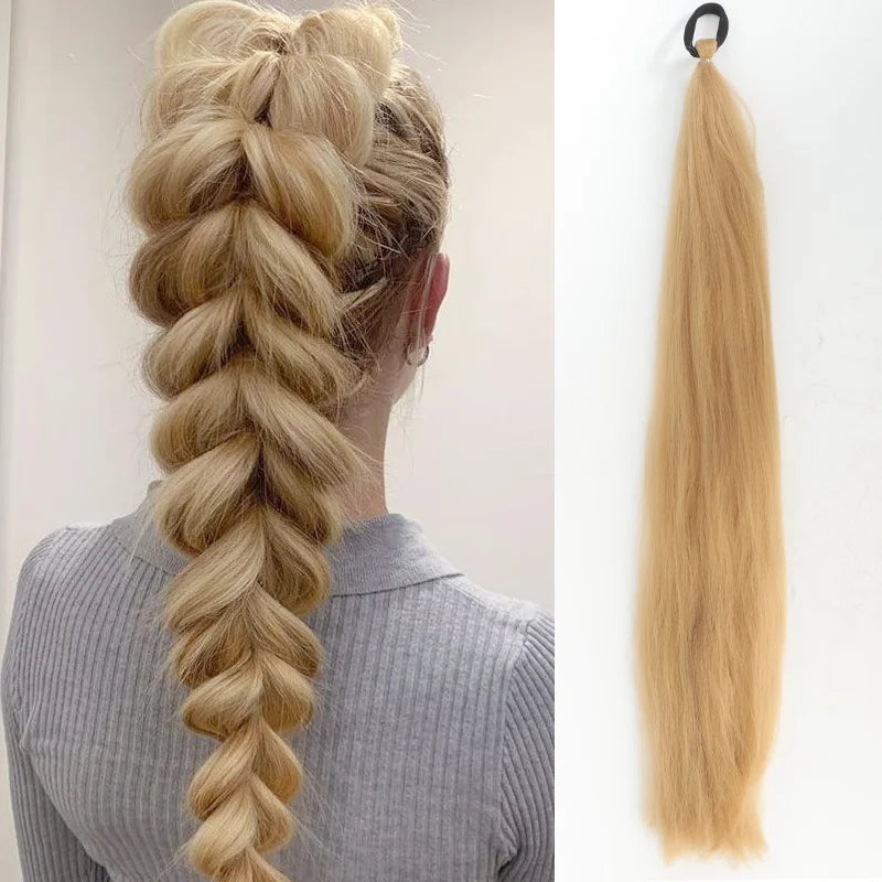 LUPU 26 Inch Ombre Ponytail Extension