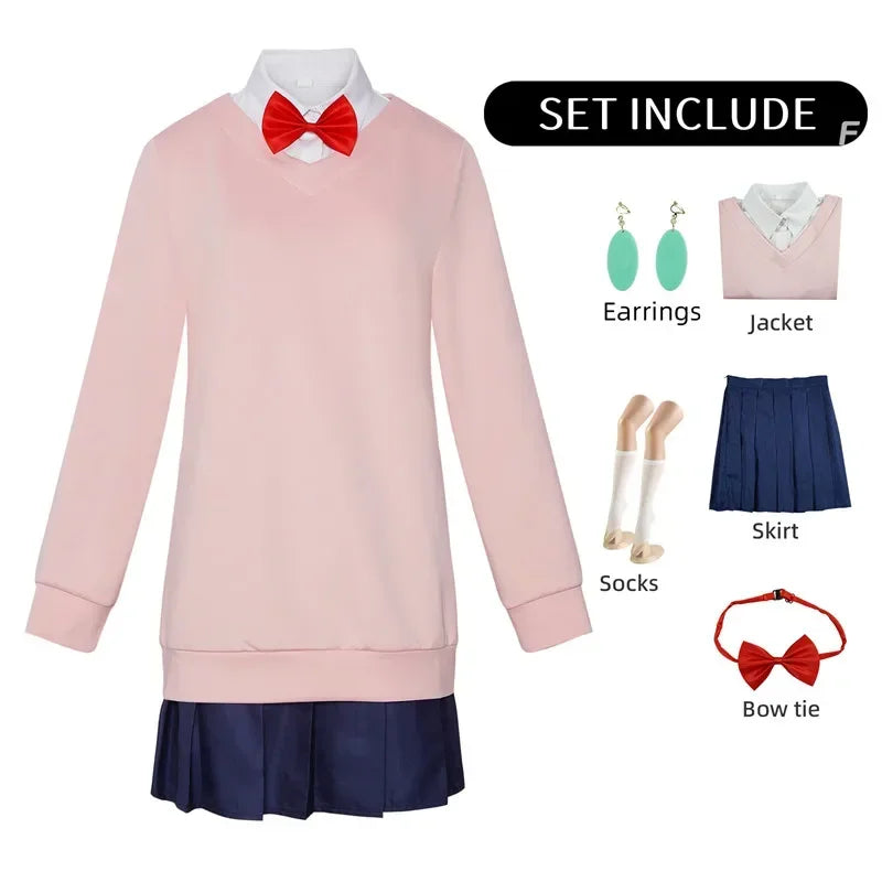 DAN DA DAN Momo Ayase Cosplay Costume School Adult Uniform Carnival Anime Uniform Halloween Party Costumes Masquerade Women Game