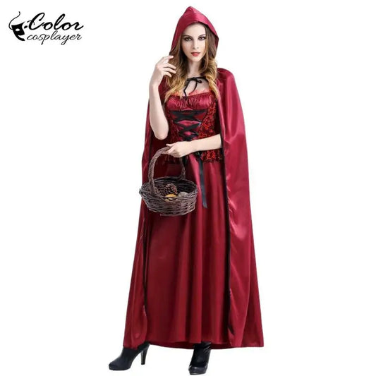 Color Cosplayer Carnival Costume Witch Dress Medieval Gown Vampire Cosplay Costume Festival Parade Women Dress Purim Outfit