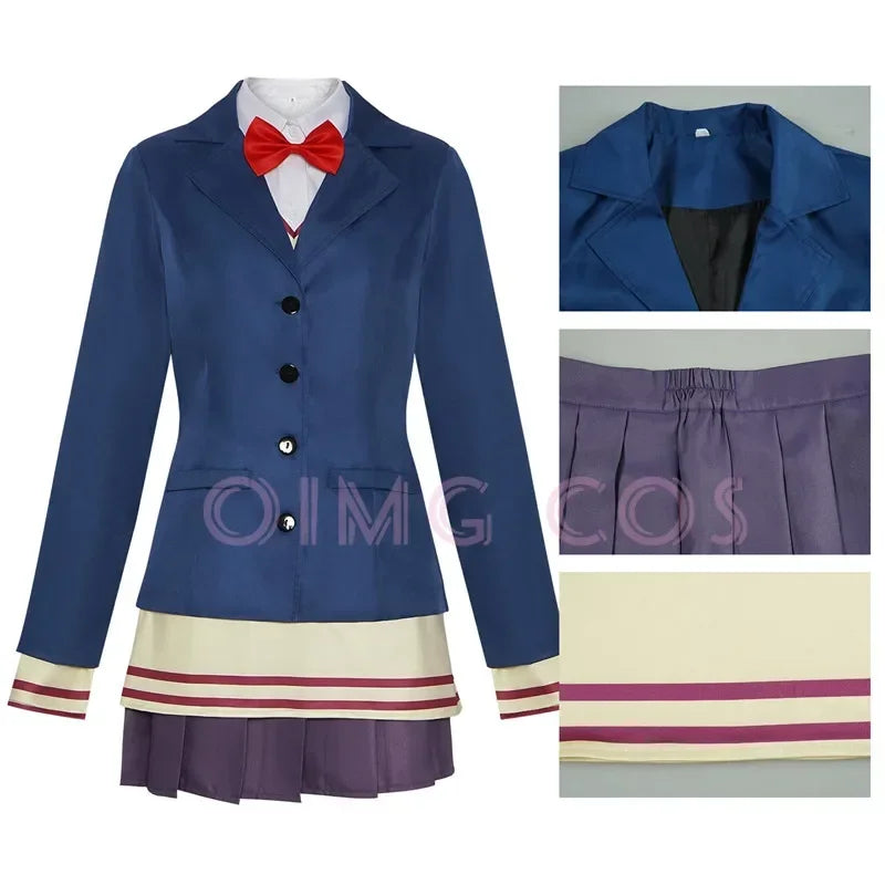 DAN DA DAN Momo Ayase Cosplay Costume School Adult Uniform Carnival Anime Uniform Halloween Party Costumes Masquerade Women Game