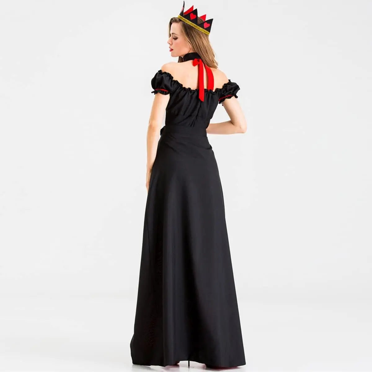 Womens Halloween Dresses - Adult Cosplay Dance Clothes with Crown Fancy Dress Up Photoshoot Birthday Party