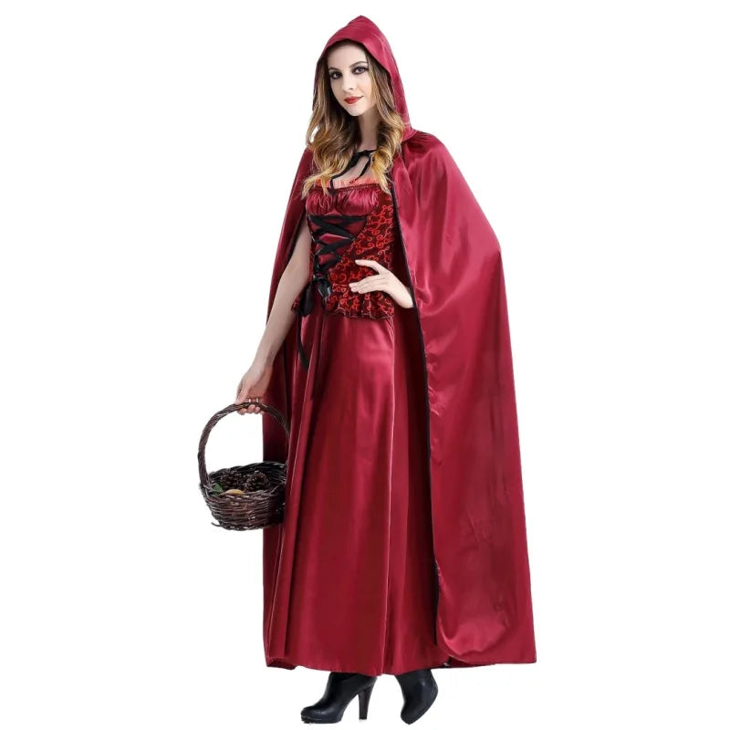 Color Cosplayer Carnival Costume Witch Dress Medieval Gown Vampire Cosplay Costume Festival Parade Women Dress Purim Outfit