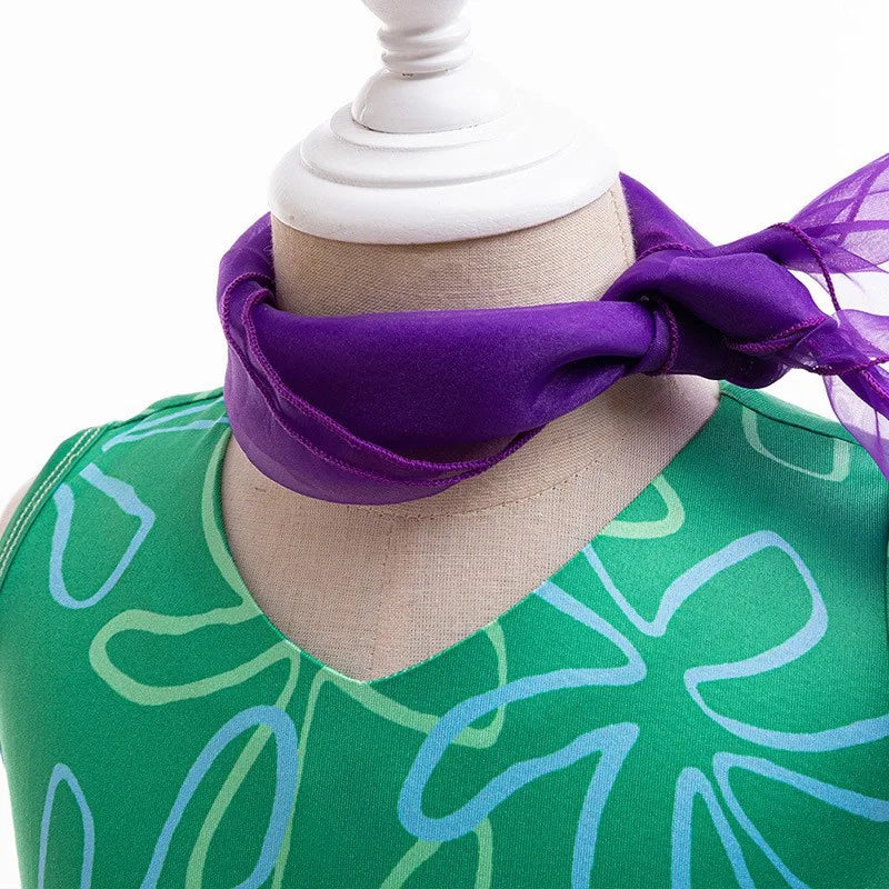 Cosplay Disgust Costumes Girls Princess Sleeveless Dress Children's Day School Festival Party Stage Performance Fancy Dress